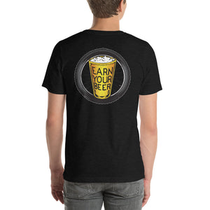 TIRE ON BACK // Earn Your Beer // Short Sleeve