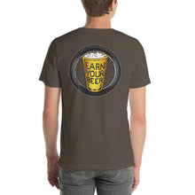 Load image into Gallery viewer, TIRE ON BACK // Earn Your Beer // Short Sleeve